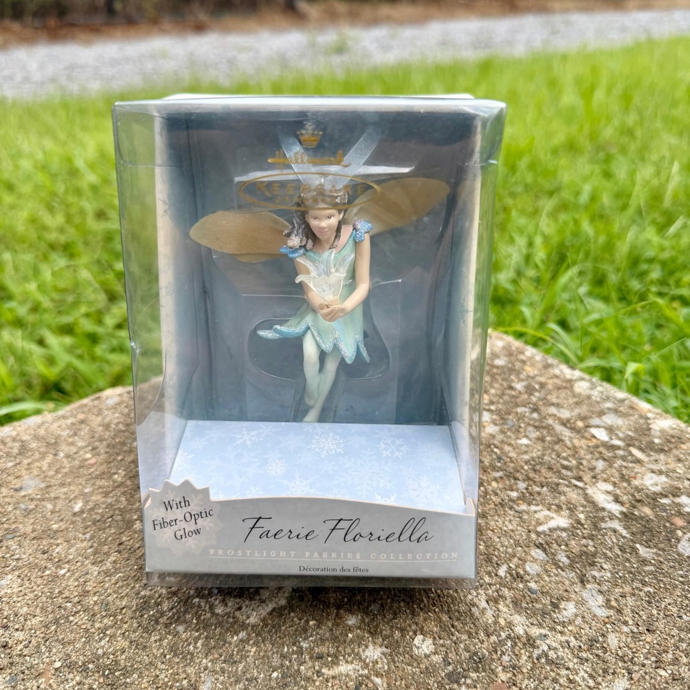 Hallmark Keepsakeβ Ornament 2001 Faerie Floriella Frostlight Fairies Fiber Optic